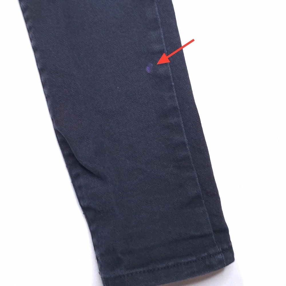 Polo Ralph‎ Lauren Hampton Straight Jeans kids Sz 7 Black Adjustable Waist Denim